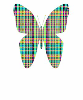 plaid butterfly shirt