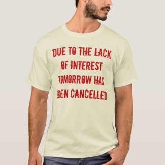 Lack of interest shirt shirt