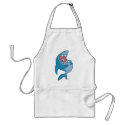 The Laughing Shark cartoon cooking apron apron
