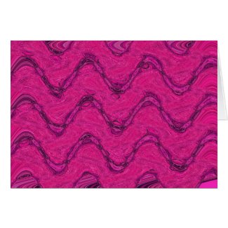 pink waves card