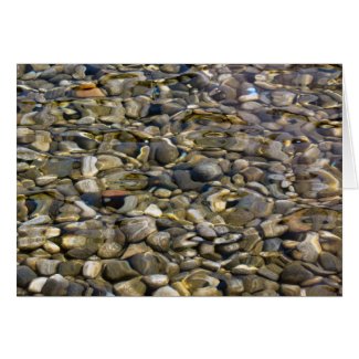 stones in the water card