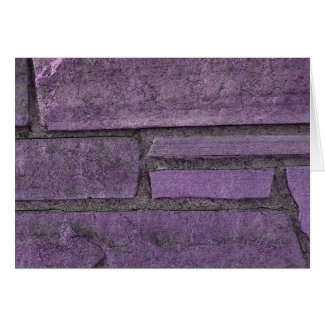purple stones card