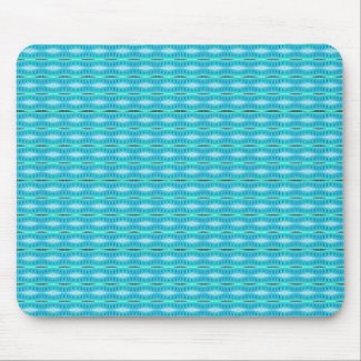 Turquoise pattern mousepad