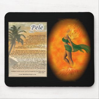Pele - Hawaiian Goddess of Fire Mousepad