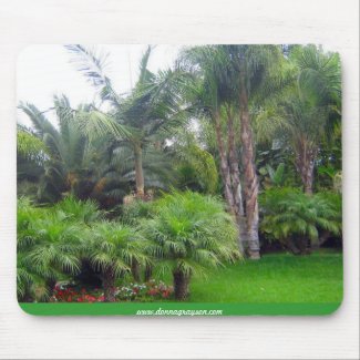 Palm Tree Garden Mousepad