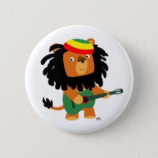 Lion of Zion button badge