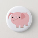 Cute piggy button badge