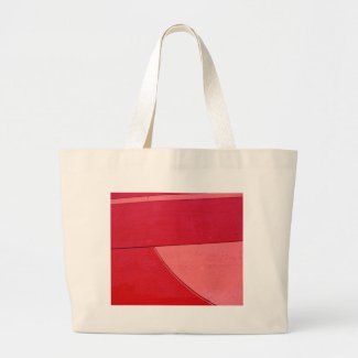 Red & Pink Abstract on a Shopping Bag