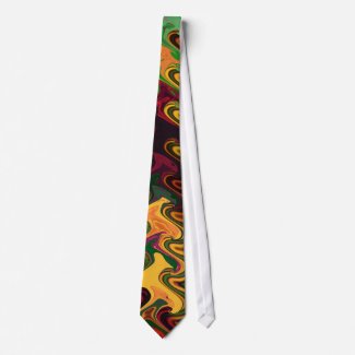 Multicolored tie