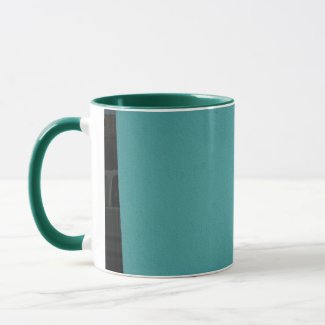 City Turquoise mug