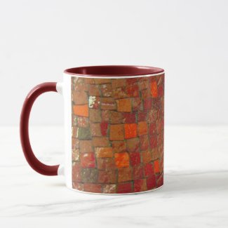 Red Tile Coffee Mug