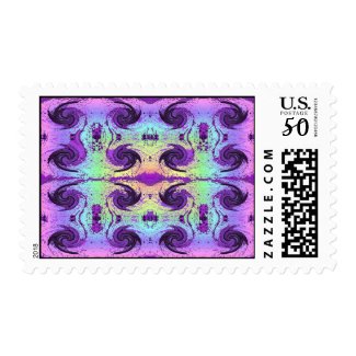 pastel swirls postage