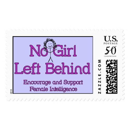 No Girl Left Behind postage