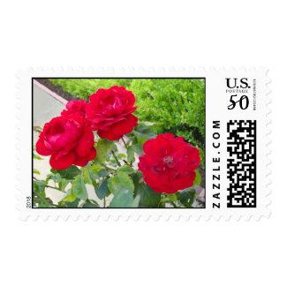 Red Roses stamp