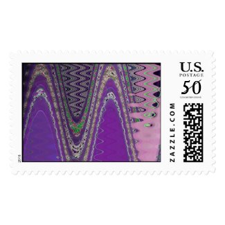 wave purple postage