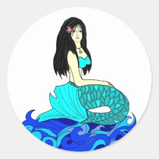 Aloha Mermaid stickers sticker