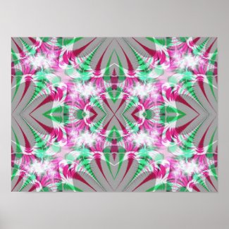 Pink x fractal poster