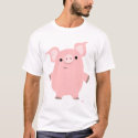 Pig standing up T-shirt (design on front)