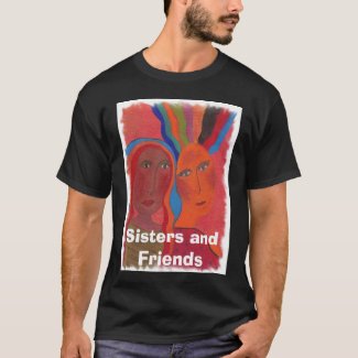 funky sister friend (2), Sisters and Friends t-shirt