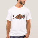 Cartoon Running Tiger T-shirt shirt