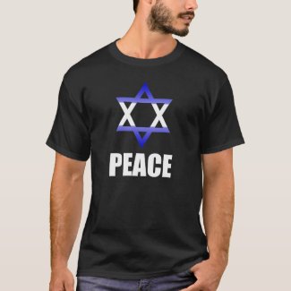 Israel Peace - Flag Colors Star of David t-shirt