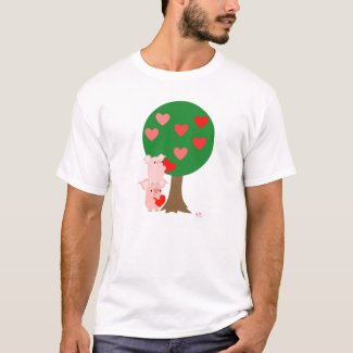 Tree of Love simple T-Shirt (design on the front)