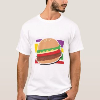 Hamburger shirt