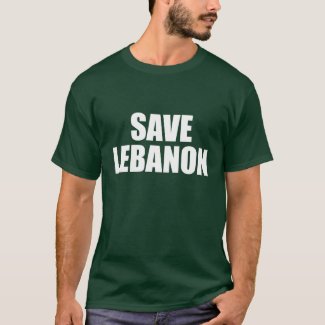 Save Lebanon t-shirt